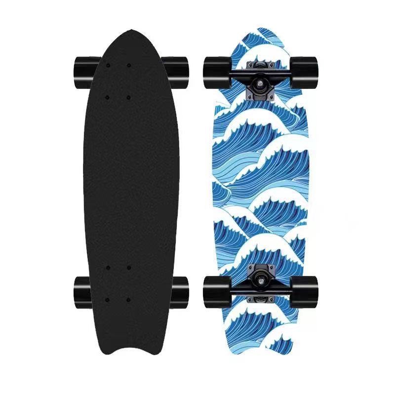 ภาพสินค้าGoodhelper ( ใหม่2021)Surf skateboard เซิร์ฟบอร์ดเมเปิลบอร์ดปลาขนาด 72X21 จากร้าน a1993lili บน Shopee ภาพที่ 1