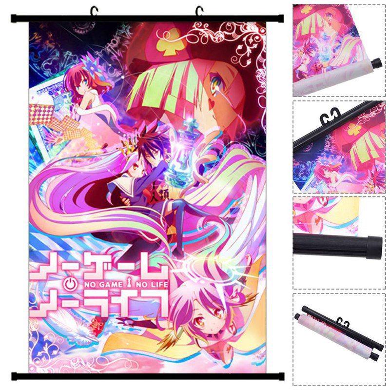 โปสเตอร์ติดผนังลาย anime no game no life ตกแต่งบ้าน