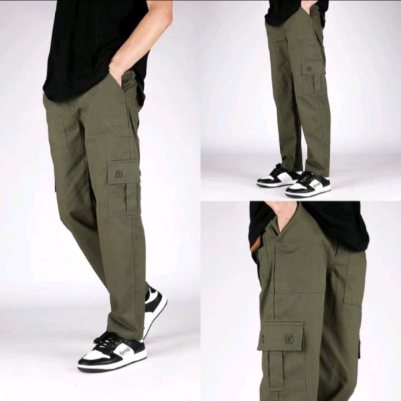 กางเกงกระเป๋าหน้า-amp-กระเป๋าข้างเหมาะกับคนตัวสูง170-กางเกงขายาว-ทรงช่างคาร์โก้-ใส่ได้ทั้งชายและหญิง