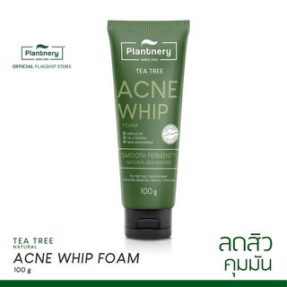 [พร้อมส่ง] Plantnery Tea Tree Acne Whip Foam 100 ml