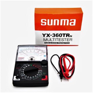 Sumwa YX-360TR E-L-B Multitester แบบเข็ม (พร้อมสายวัด+ถ่านในชุด)