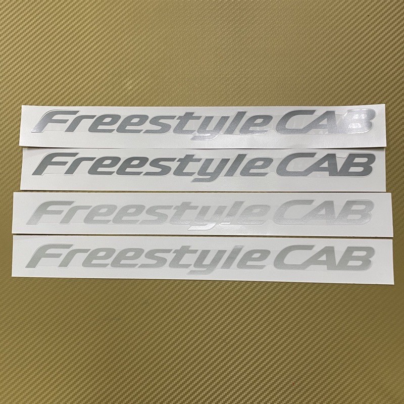 สติ๊กเกอร์-freestgle-cab-ติดข้างแคป-รถ-mazda-มี-2-สี-สีอ่อน-สีเข้ม-ราคาต่อคู่-มี-2-ชิ้น