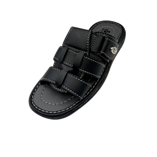 โปรโมชั่น : SSS Abbey2 38-46 รองเท้าแตะผู้ชาย หนัง PU แบบสวม ใส่สบาย กันลื่น รองเท้าพระ