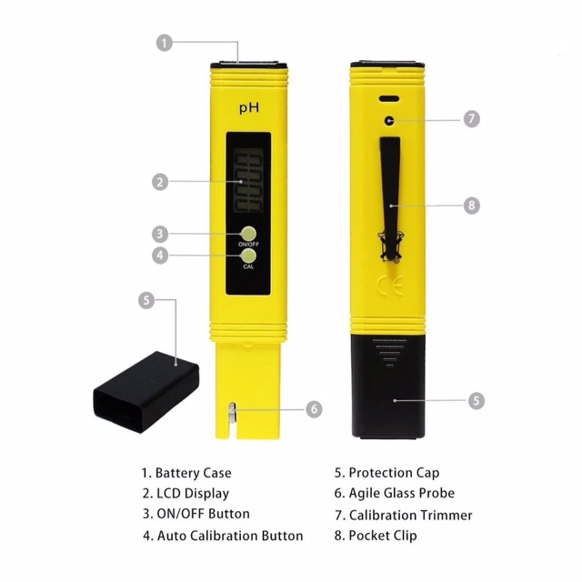 เครื่องวัดน้ำ-ph-meter-วัดค่า-ph-พร้อมส่ง-phmeter