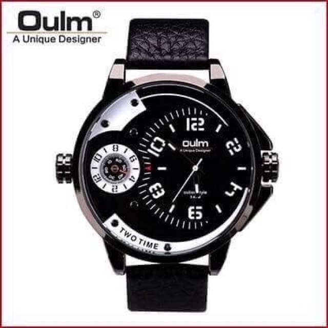 ราคาเรือนละ-790-ค่ะ-oulm-watch-unique-design-สายหนังอูมม์สองเวลา-ดีไซน์โดดเด่น-มีเอกลักษณ์