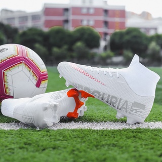 ภาพหน้าปกสินค้าcaobaba FG Size 35-44 รองเท้าสตัส รองเท้าฟุดบอล รองเท้าฟุตซอลหุ้มข้อ รองเท้าสตาร์ท AG Soccer Shoes ที่เกี่ยวข้อง