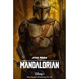 Poster star wars Mandalorian โปสเตอร์ สตาร์ วอร์ส(Mando)