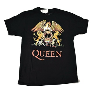 [100% Cotton] ขายดี เสื้อยืด พิมพ์ลายโลโก้มังกร Queen Freddie Mercury Band Lion MAkkmh84ADlcdk23 สไตล์คลาสสิก สําหรับผู้