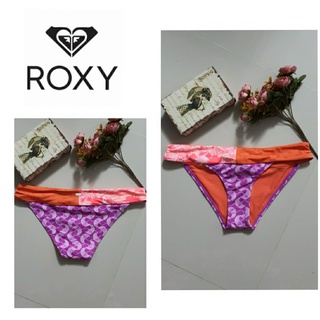 ของแท้..กางเกงว่ายน้ำ Roxy ผ้าโพลีเอสเตอร์นุ่ม สีสวย น่ารัก
