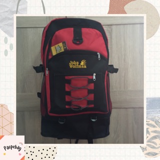 สินค้า กระเป๋าเป้ johnwolfman กระเป๋าเดินทาง กระเป๋าใส่เสื้อผ้า ราคาถูก backpack (PB18)