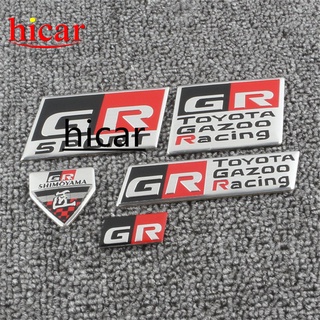 สติกเกอร์โลโก้โลหะ 3D ลายโลโก้สัญลักษณ์ สําหรับติดตกแต่งรถยนต์ Toyota SUPRA Sport GR Sport C-HR RAV4 Avensis Prado Prius Auto Camry