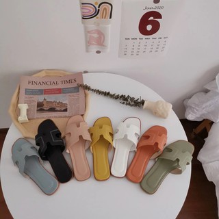 ภาพขนาดย่อของภาพหน้าปกสินค้าshoes be friend แฟชั่น7 สี. รองเท้าแตะสุดฮิตแตะเอชในตำนาน ไซซ์ 36-41 อันดับ1 งานหนัง จากร้าน shoesbefriend บน Shopee ภาพที่ 8