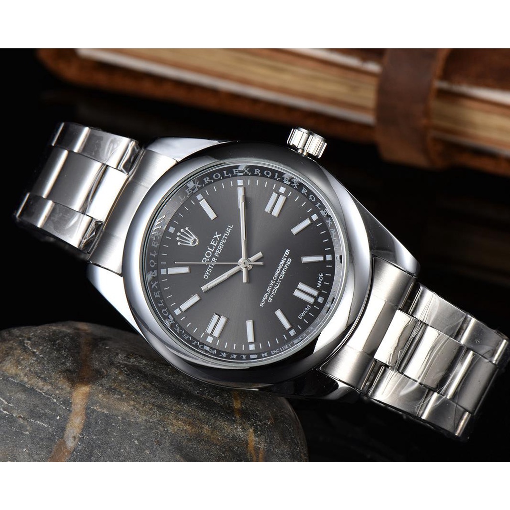 ภาพหน้าปกสินค้านาฬิกาข้อมือ Ro-lex Oyster Perpetual หลากสี แฟชั่นคลาสสิก สําหรับผู้ชาย และผู้หญิง 2022 จากร้าน lingxuan795.th บน Shopee