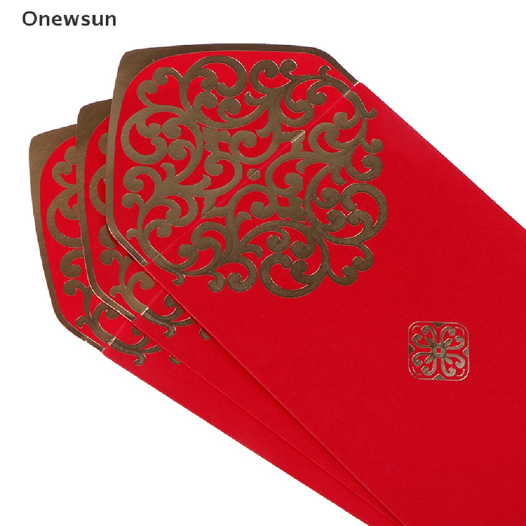 ภาพสินค้า( Onewsun ) ซองจดหมาย สีแดง สไตล์จีน สําหรับงานแต่งงาน 10 ชิ้น จากร้าน onewsun.th บน Shopee ภาพที่ 4