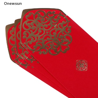 ภาพขนาดย่อของภาพหน้าปกสินค้า( Onewsun ) ซองจดหมาย สีแดง สไตล์จีน สําหรับงานแต่งงาน 10 ชิ้น จากร้าน onewsun.th บน Shopee ภาพที่ 4