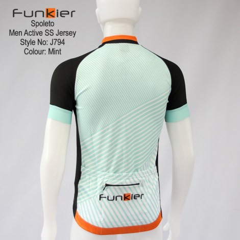 เสื้อจักรยานแขนสั้นผู้ชาย-funkier-j-794-spoleto-สีมิ้น