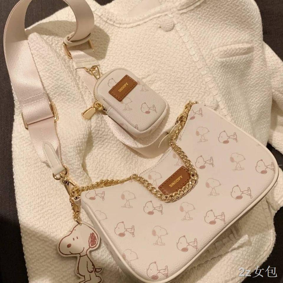 nanfeng-snoopy-co-branded-fashion-chain-กระเป๋าสะพายไหล่สามในหนึ่งเดียวผู้หญิง-messenger-bag