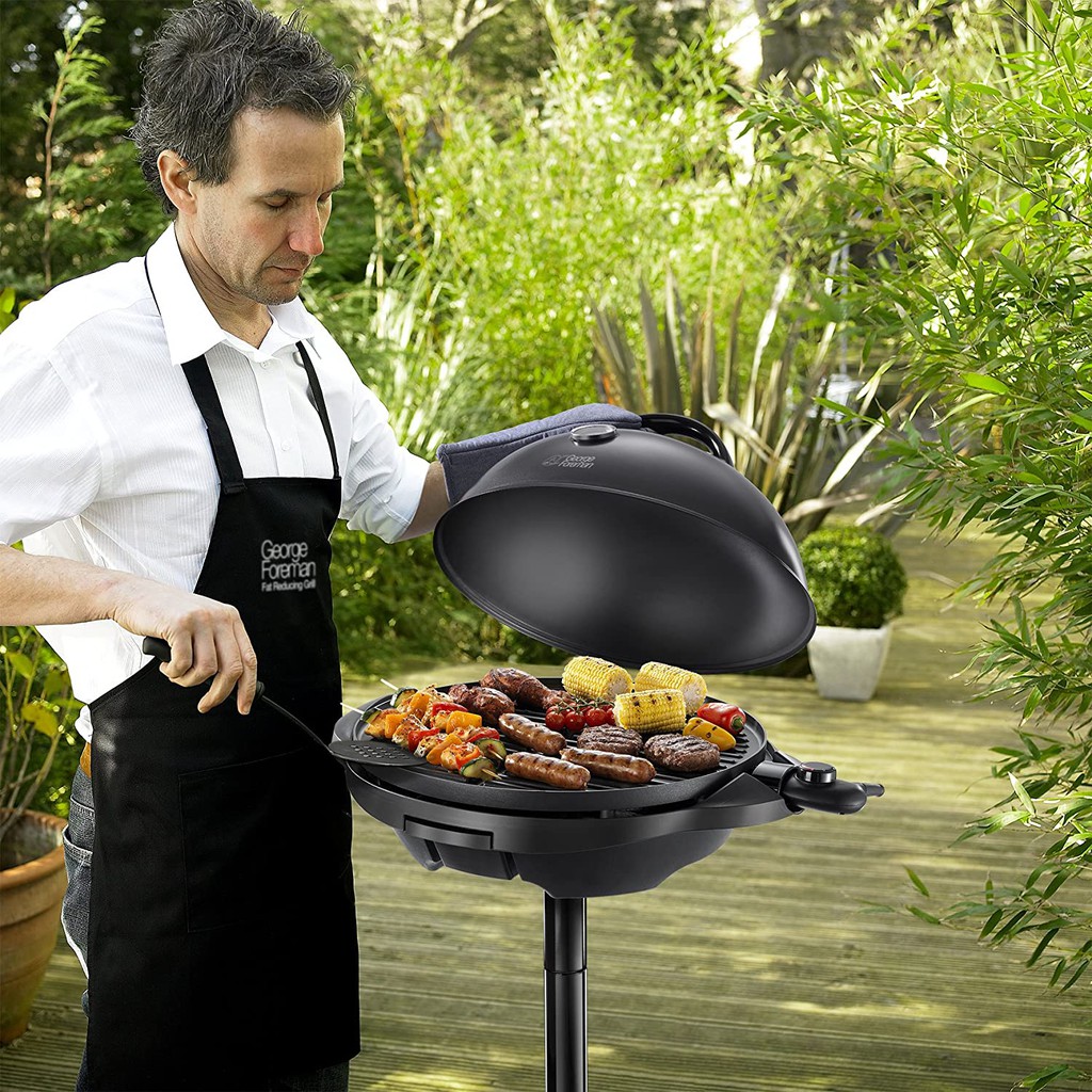 george-foreman-indoor-outdoor-bbq-grill-22460-เตาปื้งย่างบาร์บีคิว-uk-imported-220v-ใช้ไฟไทย-compact-great-for-condo-apt