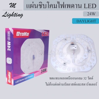 ภาพหน้าปกสินค้าแผ่นชิบไฟเพดาน LED 24W OTOKO ที่เกี่ยวข้อง