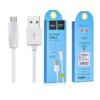 Hoco สายชาร์จ Micro USB รุ่น X1 (1ม,สายกลม) ของแท้100%