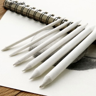 [Flashquick] 6pcs/set Blending Smudge Stump Stick Tortillon Sketch Art White Drawing Charcoal Hot Sell