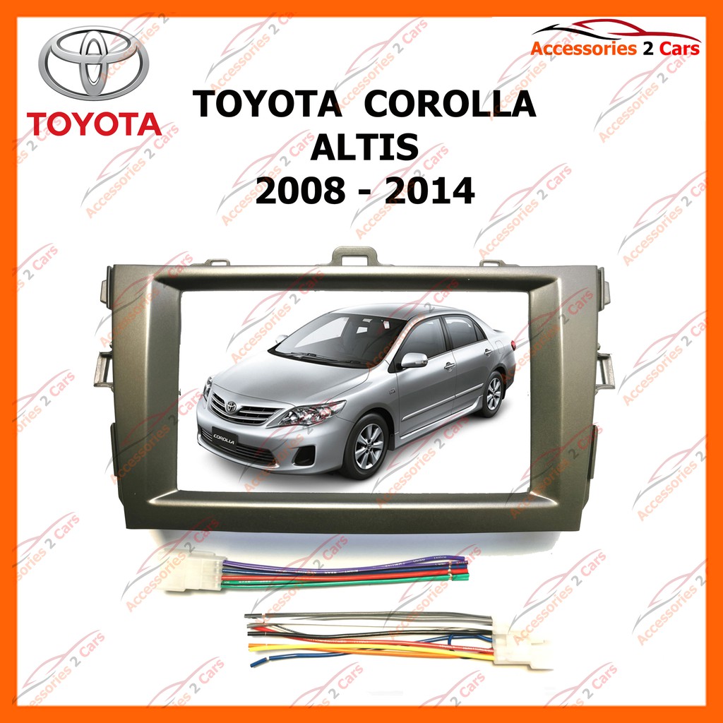 หน้ากากวิทยุรถยนต์-toyota-altis-รถปี-2008-2014-รหัส-nv-to-081