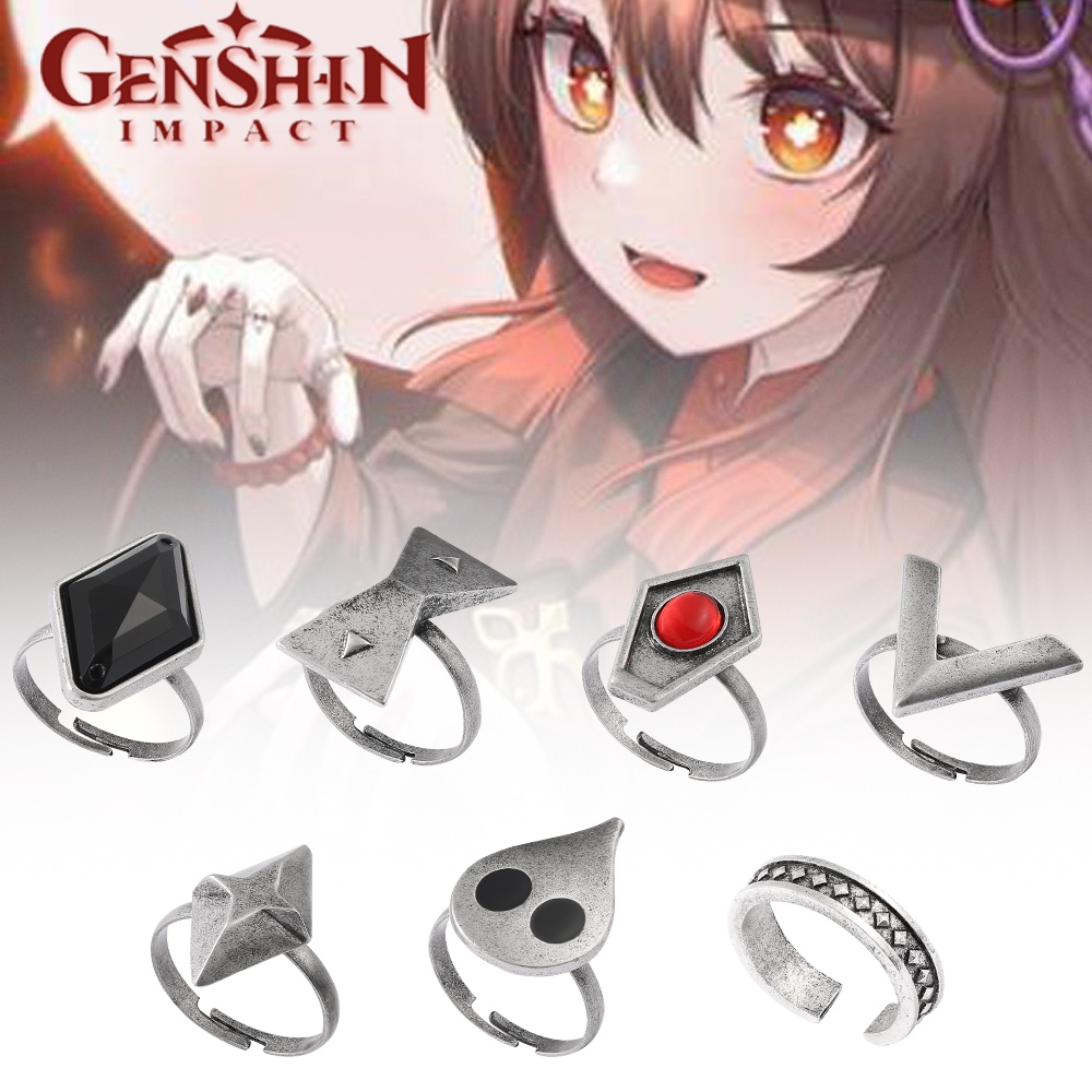 ชุดแหวนคอสเพลย์-genshin-impact-hu-tao-cos-ปรับได้-7-ชิ้น