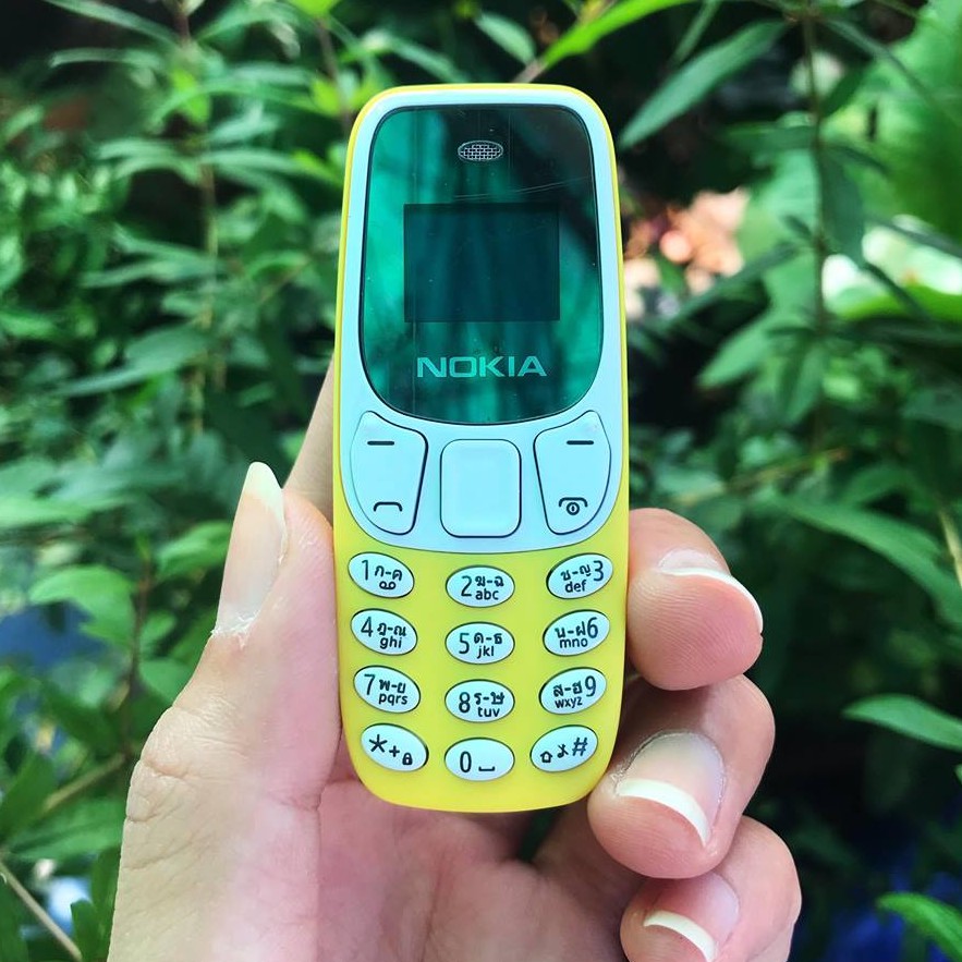 nokia-โทรศัพท์มือถือ-สีเหลือง-ใช้งานได้-2-ซิม-โทรศัพท์ปุ่มกด-รุ่นใหม่2020-โทรศัพท์จิ๋ว-มือถือจิ๋ว-โนเกียจิ๋ว