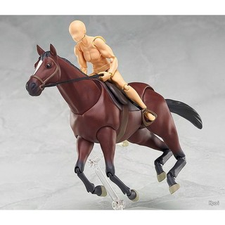 เพนท์ร่างกาย ภาพวาด 246 Figma Horse White/Brown Super Movable Body Horse Boxed Figure