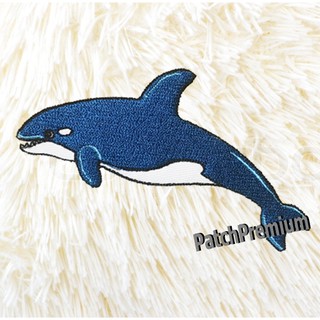 วาฬสีน้ำเงิน - ตัวรีด (Size M) ตัวรีดติดเสื้อ