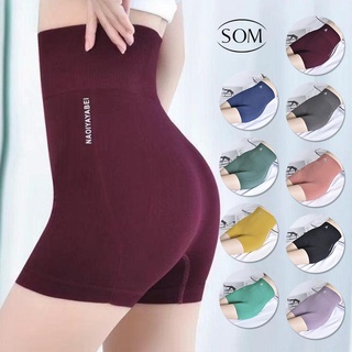 สินค้า SOM Underwear กางเกงกระชับสะโพกเอวสูงและเก็บหน้าท้อง กางเกงโยคะ กางเกงออกกำลังกาย กางเกงขาสั้น A62