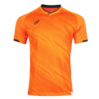 EGO SPORT EG5136 เสื้อฟุตบอลคอวีไหล่สโลปแขนสั้น สีส้มแสด