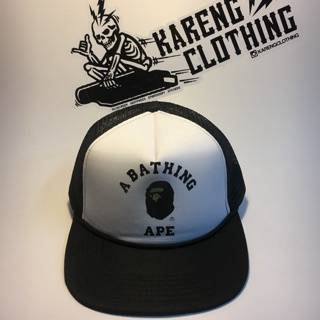 a-bathing-ape-หมวกตาข่ายหมวกอาบน้ํา-ape-trucker