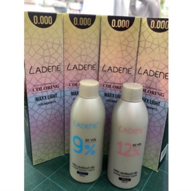 ladene-ลาดีเน่-ชุดล้างสีผม-ครีมฟอกสีผม-ครีมล้างสีผม