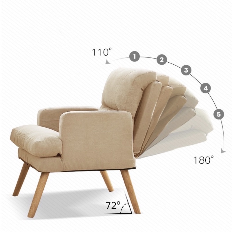 arm-chair-เก้าอี้โซฟาญี่ปุ่น-เก้าอี้โซฟาปรับระดับได้