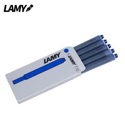 lamy-t10-ink-cartridge-refill-5pcs-pack-for-lamy-fountain-pens-black-blue-red