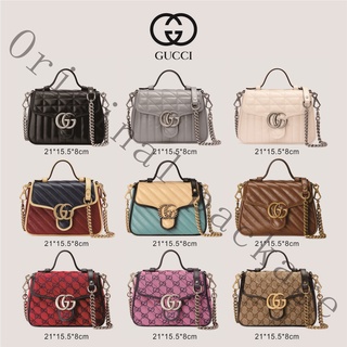 Brand new authentic Gucci GG Marmont series mini handbag