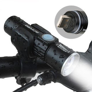 ภาพหน้าปกสินค้า2000 Lumen USB โคมไฟ ชาร์จ Rechargeable Bicycle Light MTB Bike Light Waterproof ไฟฉายและอุปกรณ์ชาร์จไฟ ที่เกี่ยวข้อง