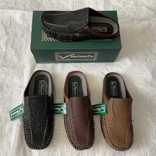 ราคารองเท้าคัทชูผู้ชายแนวMoccasin(มอคคาซิน)เปิดส้นลายช้าง รหัส 859 is