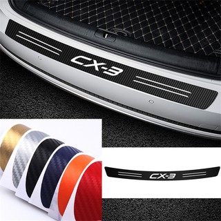 สติ๊กเกอร์คาร์บอนไฟเบอร์ 3D คิ้วท้ายสำหรับมาสด้า Mazda CX3(MZD-04-HB)