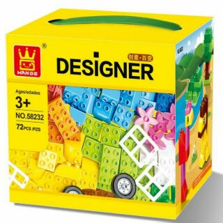 Designer bricks 3+  ชุดฝึกต่อ ดูโปร