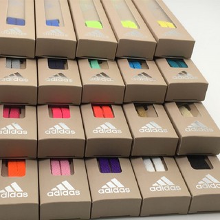 เหมาะสำหรับ Adidas shoelace clover shell head 8mm flat shoelace original wild pure color 1.2m