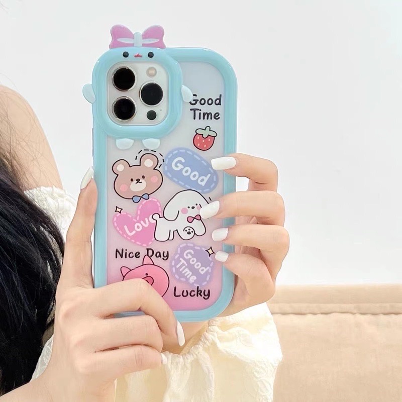 เคสกล้องโบว์-เคส-case-i11-12-13-11-12-13-pro-max-13-pro-เคสโทรศัพท์-เคสใสกันกล้อง-เคสราคาถูก