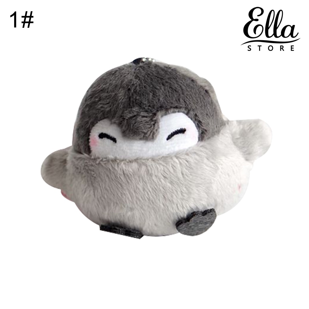 ellastore123-จี้ตุ๊กตาเพนกวินน่ารัก-แบบนิ่ม-ขนาด-7-ซม-สําหรับตกแต่งกระเป๋า