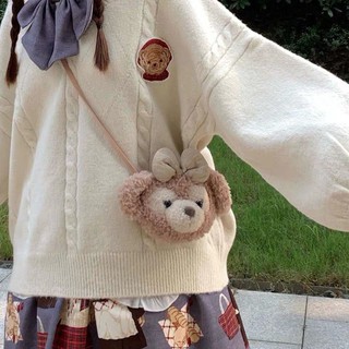กระเป๋า Messenger การ์ตูนหมีตุ๊กตาโลลิต้ากระเป๋าผู้หญิง