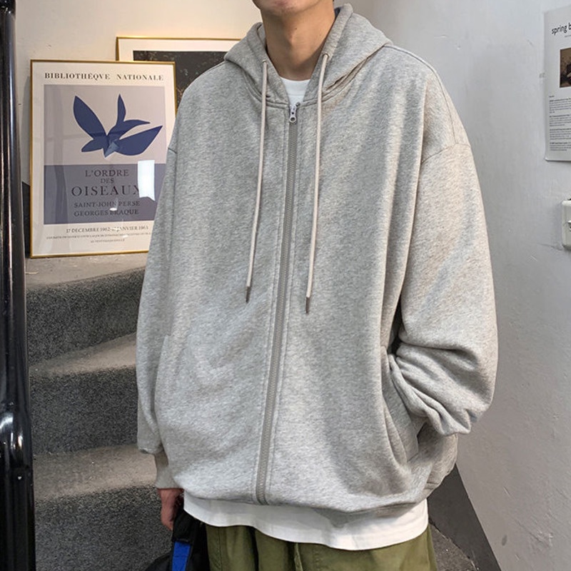 ภาพสินค้าM-5XL เสื้อฮู้ดผู้ชายเสื้อแจ็กเก็ตกันหนาว มีฮู้ด ทรงหลวม สไตล์เกาหลี แฟชั่นฤดูหนาว สําหรับผู้ชาย จากร้าน heiying0903.th บน Shopee ภาพที่ 3