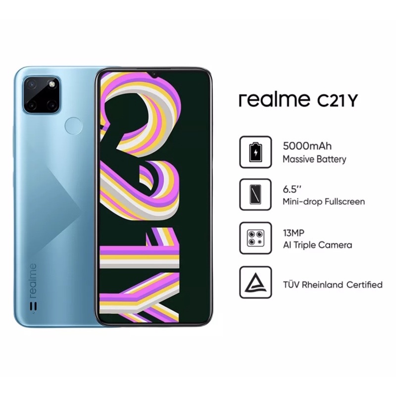 Realme C21Y 3/32GB เครื่องศูนย์ไทย | Shopee Thailand