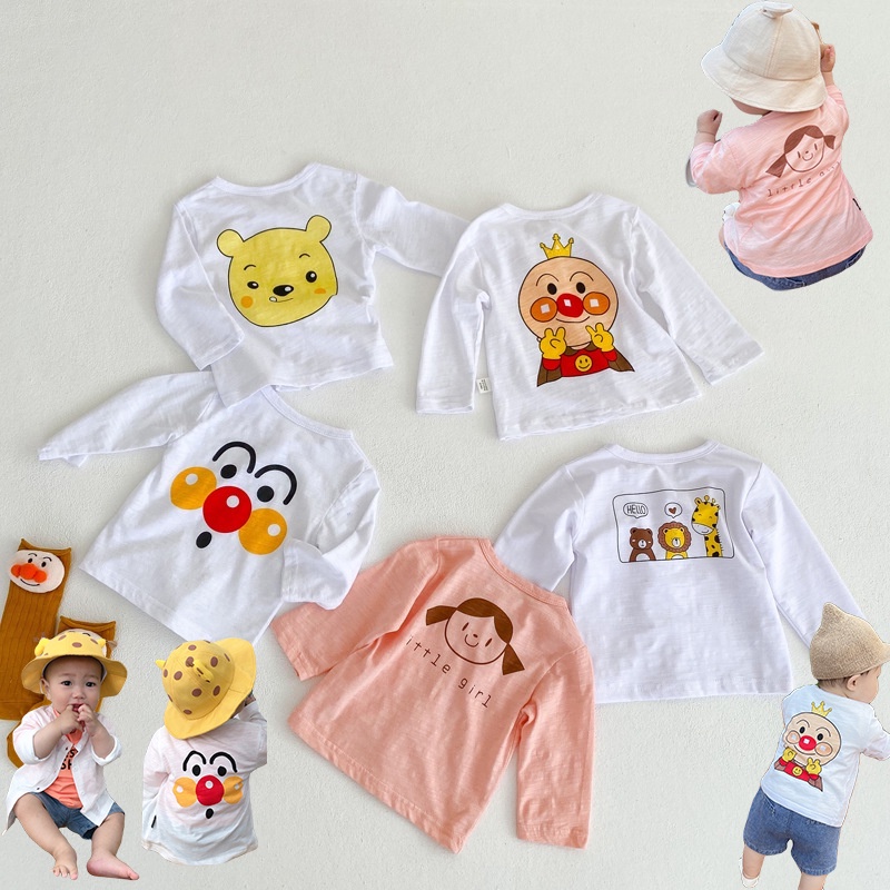 เสื้อแจ็กเก็ตคาร์ดิแกนแขนยาว-แบบบาง-พิมพ์ลายการ์ตูน-ป้องกันแดด-แฟชั่นฤดูร้อน-สําหรับเด็ก
