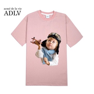 [S-5XL] 6582 เสื้อยืด av สีชมพู adlv แฟชั่นสําหรับผู้ชาย ผู้หญิง