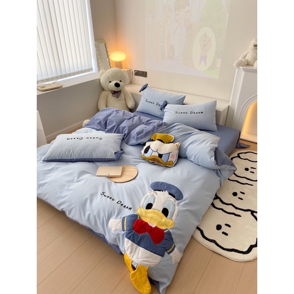 เก็บโค้ดหน้าร้าน-pre-order-ผ้าปูที่นอน-donald-duck-ผ้า-long-staple-cotton-100-0817